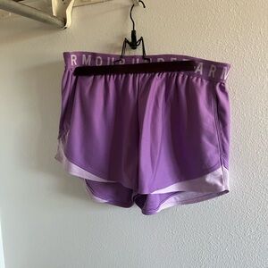 Purple Under Armor Shorts - Size M